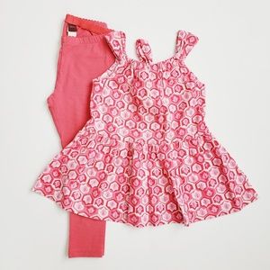 Tea Collection Top & Leggings Set Size 5
